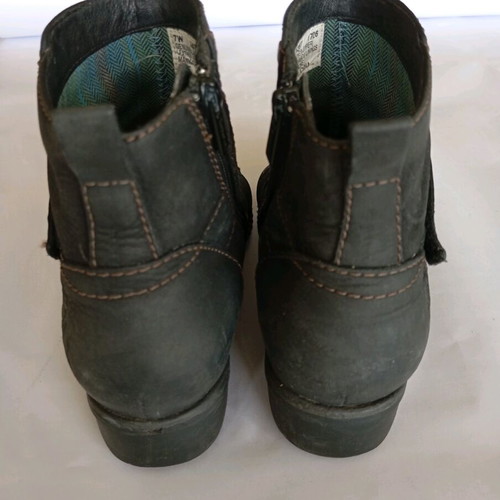 Timberland boots used, size 38, black with brown stitching
