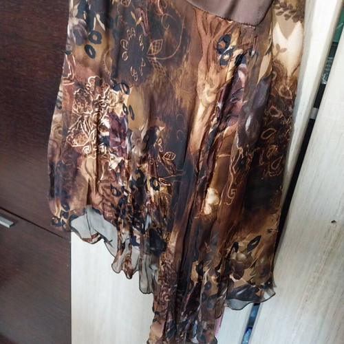 Brown dress size M like new