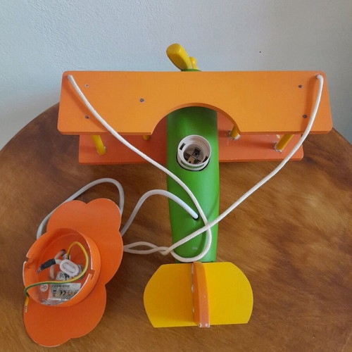 Children's ceiling light used for kids room with defects
