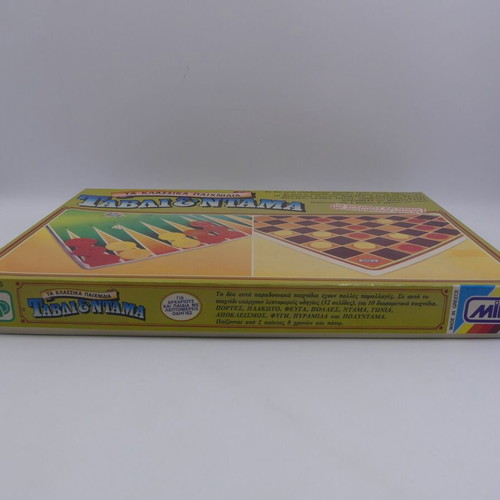 Backgammon & Checkers used for beginners and kids, MIKA vintage