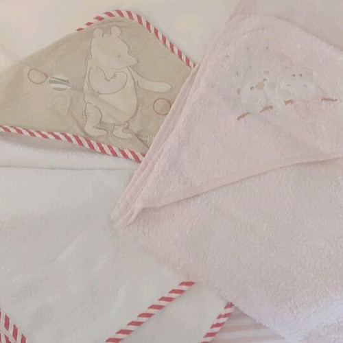 Baby towels used with hood, set of 3, Looney Tunes Disney