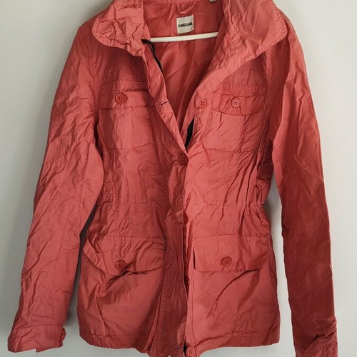 Pink Waterproof Jacket like new, size Large