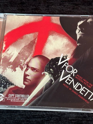 V For Vendetta CD Like New with Music by Dario Marianelli