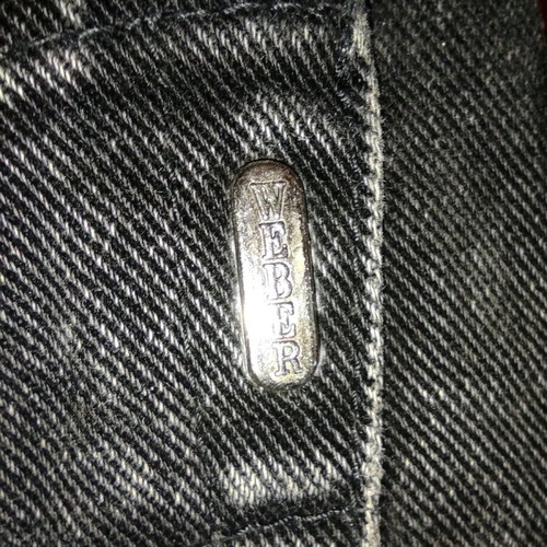 Vintage Weber Jeans Model 709 refurbished, black and gray