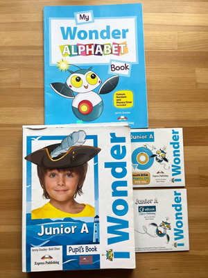 I Wonder Junior A Express Publishing used books with 2 unused CDs