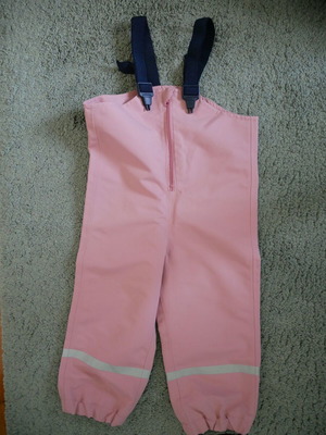 Zara pink waterproof and windproof pants like new