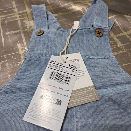 Orchestra Baby Clothing Set with Overalls and 2 Shirts Size 18 Months New
