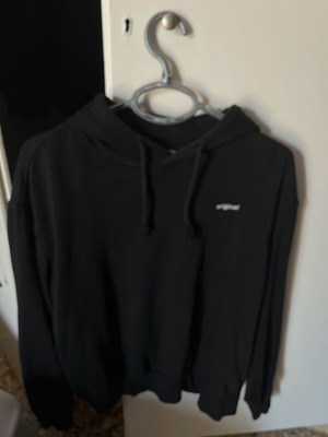 H&M hoodie used, black, size L, cropped