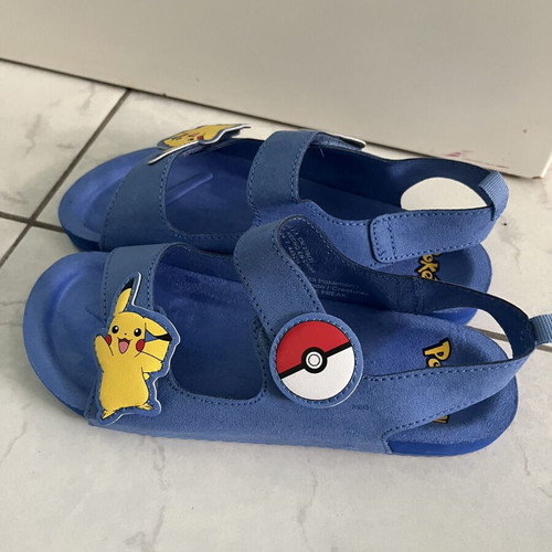 Pokémon sandals new, size 34, blue H&M