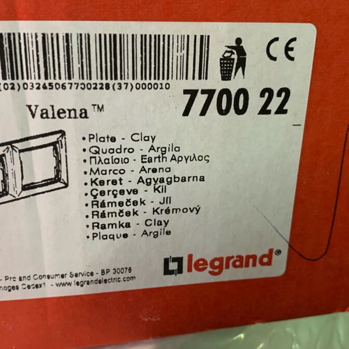 Valena Legrand double frame clay new