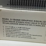 Equalizer 2x31 bands 2U like new