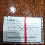Original 21 collectible phone card, Telestet, number 2034