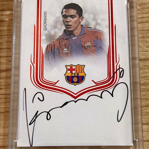 Giovanni Silva de Oliveira Barcelona Futera 2025 signed card numbered 2/2