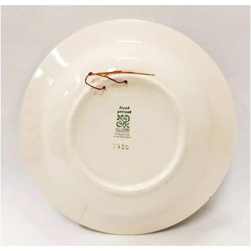 Polish Hand-Painted Ceramic Plate Fajans vintage, like new