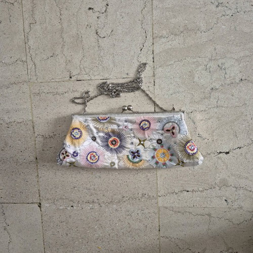 Wedding bag crossbody like new, white