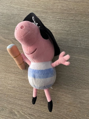 Plush George Pirate small size about 15 cm