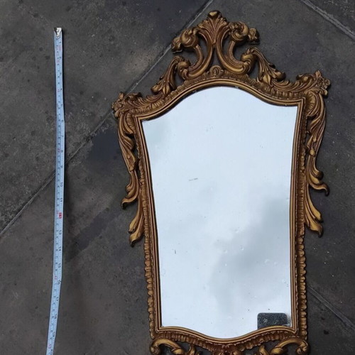 Vintage Baroque Style Wall Set Mirror and Console, like new, 70s-80s