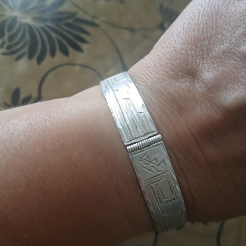 Mexican handmade bracelet, 25 grams, 18.5 cm