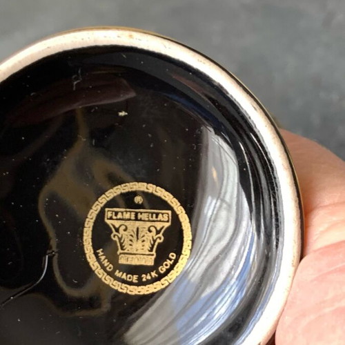 Greek cup used with traditional design