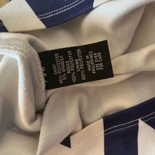 Zara skirt white-blue like new