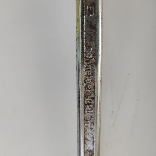 Double-ended hand wrenches used, set of 7 polygonal