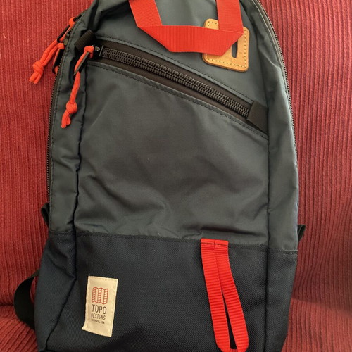Topo Designs backpack blue like new