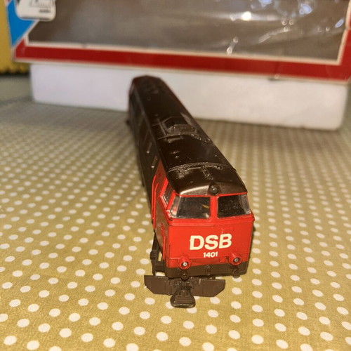 Lima H0 DSB MZ 1401 vintage diesel locomotive used