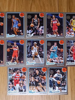 NBA Toops 2025-2026 lot of 13 cards like new