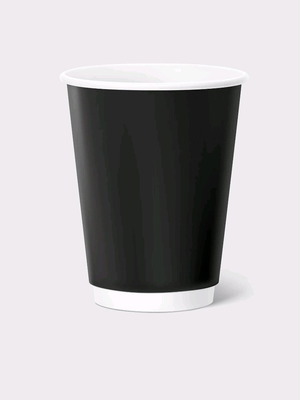 Paper cups with double wall, pack of 25