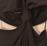 Bsb cut out midi dress black new with neck tie