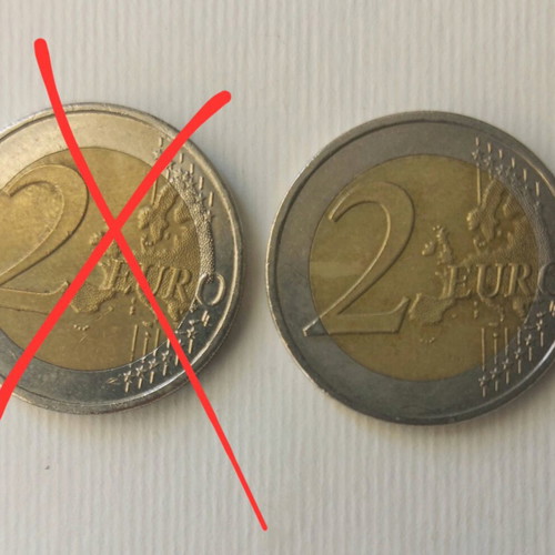 Commemorative 2€ coin 2022 used, 35 years Erasmus, Greek edition