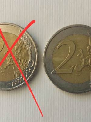 Commemorative 2€ coin 2022 used, 35 years Erasmus, Greek edition