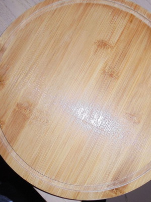 Wooden cheese platter 25cm like new