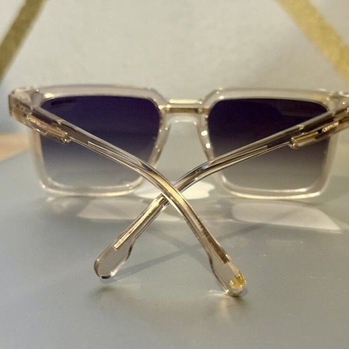 Carrera sunglasses used, crystal gold frame, gradient lenses