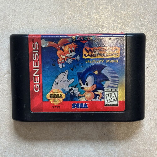 Wacky Worlds Creativity Studio Sega Genesis game