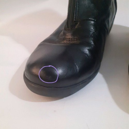 Patricia Miller leather ankle boots used, black, size 38