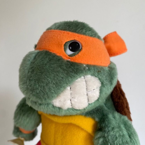 Teenage Mutant Ninja Turtles Michelangelo plush toy 1989 used