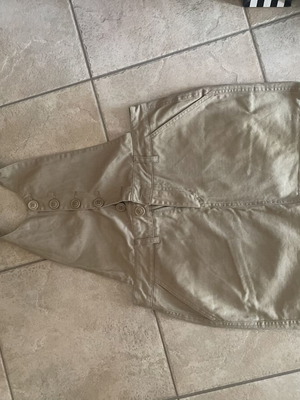 BSB Salopette like new, khaki with mini skirt