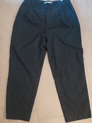 Zara baggy pants used, gray, size S