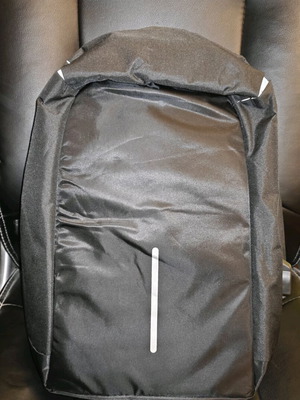Anti-theft backpack with USB port black like new