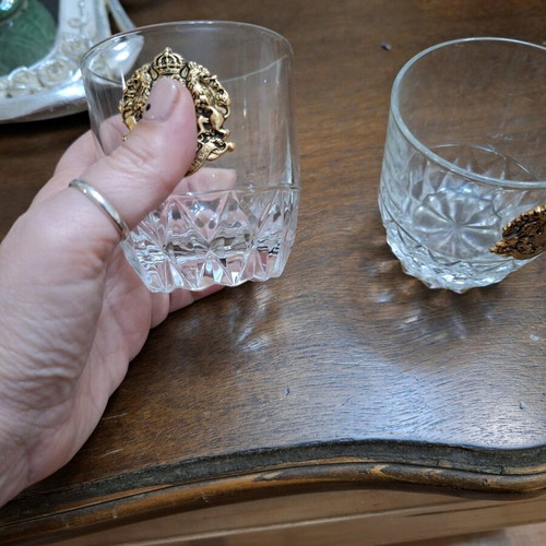 Vintage glasses like new, set of 2 pieces