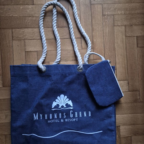 Beach bag Mykonos Grand Hotel Resort new, backpack type