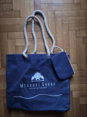 Beach bag Mykonos Grand Hotel Resort new, backpack type