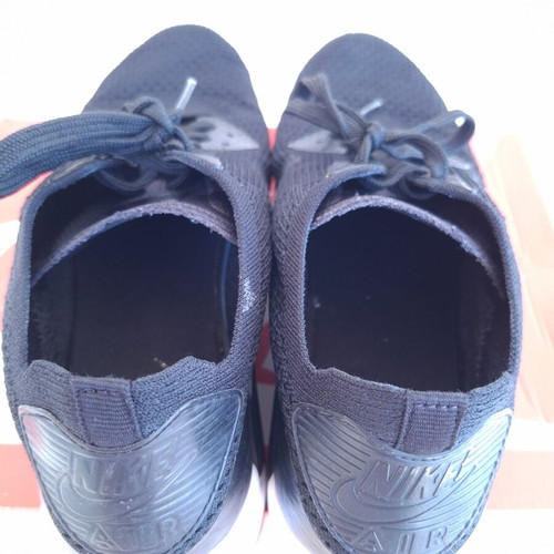 Nike Air Max Ultra 90 Flyknit men's shoes, black size 45.5