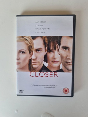 Closer DVD movie, drama romance with Greek subtitles