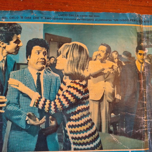 Franco & Ciccio Le Vedove Allegre vintage Italian movie poster linen-backed