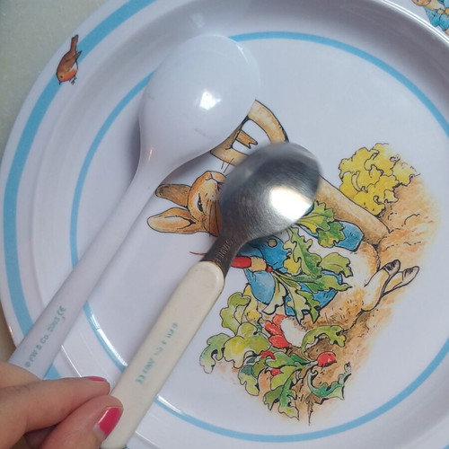 Peter Rabbit melamine children's dinner set, Petit Jour Paris