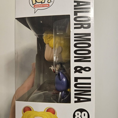Sailor Moon & Luna #89 Glitter Version Funko Pop used