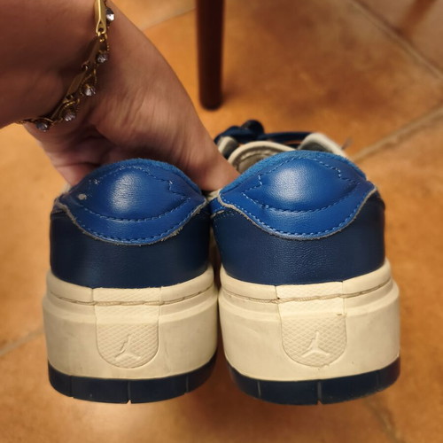 Nike Air Jordan 1 Elevate Low sneakers like new, white and blue