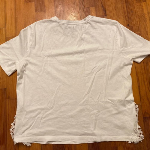 Zara cotton white blouse medium like new